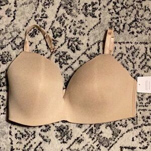 AUDEN brand nursing bra with clips optional racer back NEW lined 34DD 34DDD